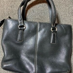 Fossil vintage leather mini handbag